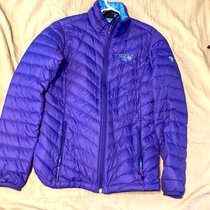 Mountain Hardware puffer coat in purple